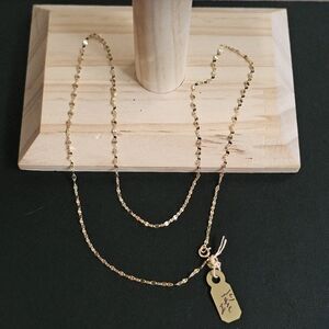 14k Gold Necklace 18 Inch